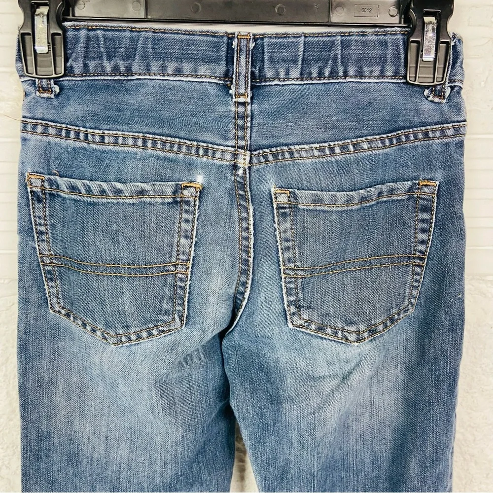 The Children's Place Blue Bootcut denim distressed Jeans size 8